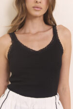 Lace rip tank top - Image 2