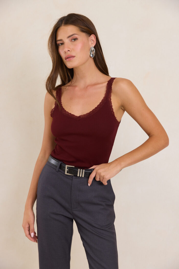 Lace rip tank top - Image 9