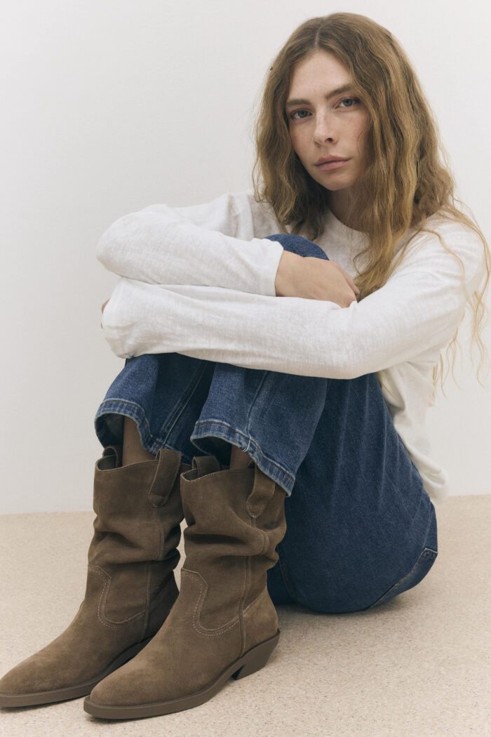 מגף עור זמש - Image 6
