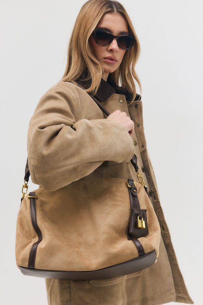 Leather Mix Bag - Image 2