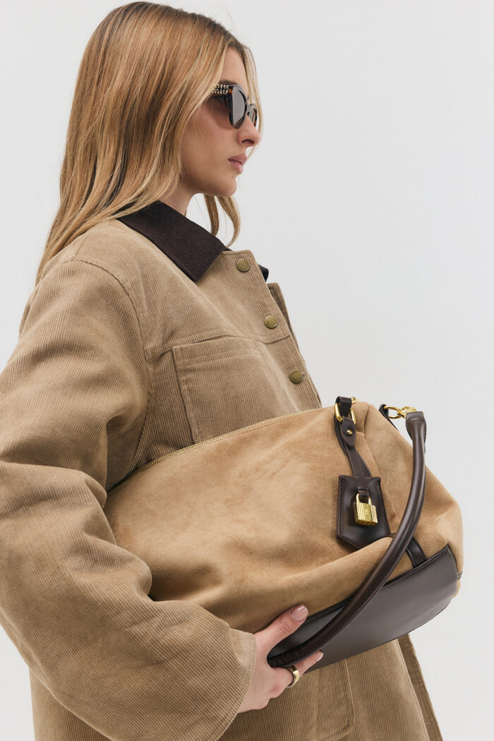 Leather Mix Bag - Image 3