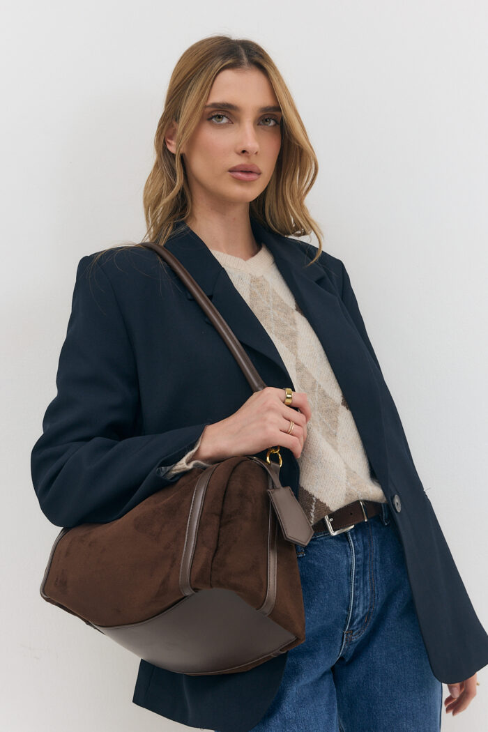 Leather Mix Bag - Image 4