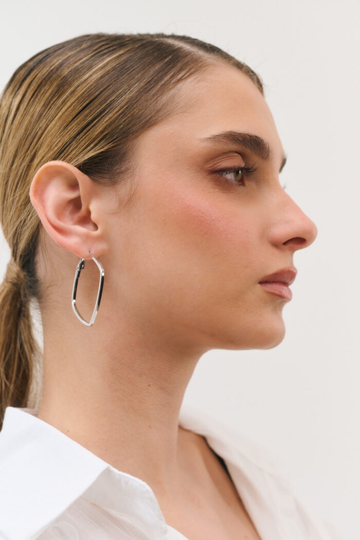 Rectangular Hoop Earring - Image 2