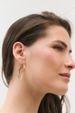 Rectangular Hoop Earring - Image 4