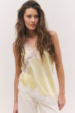 Asymmetric Satin Tank Top - Image 10