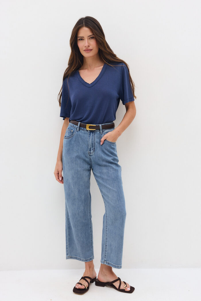 Slub V-Neck Shirt - Image 17
