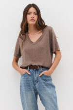 Slub V-Neck Shirt - Image 12