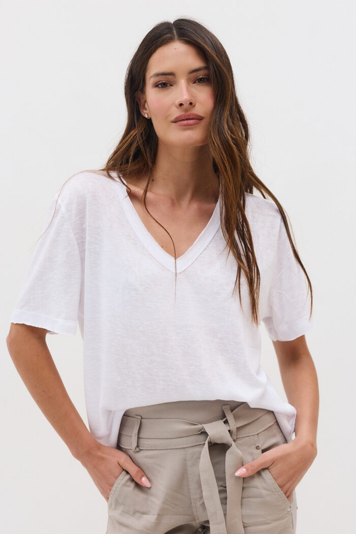 Slub V-Neck Shirt - Image 7