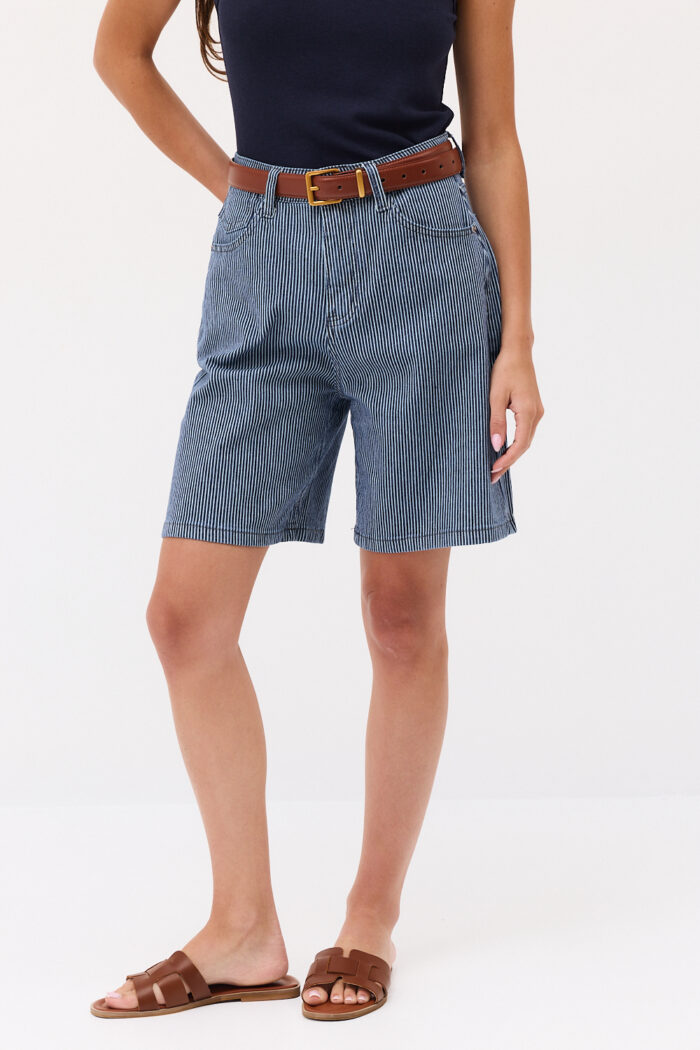 Yuli Striped Bermuda Shorts - Image 5