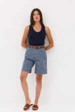 Yuli Striped Bermuda Shorts - Image 3
