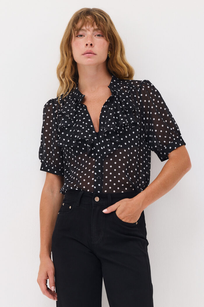 Nika Polka Dot Shirt - Image 12