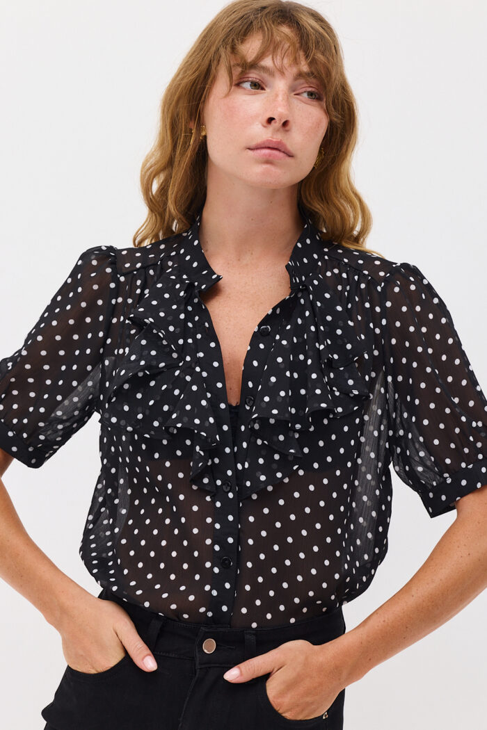 Nika Polka Dot Shirt - Image 16