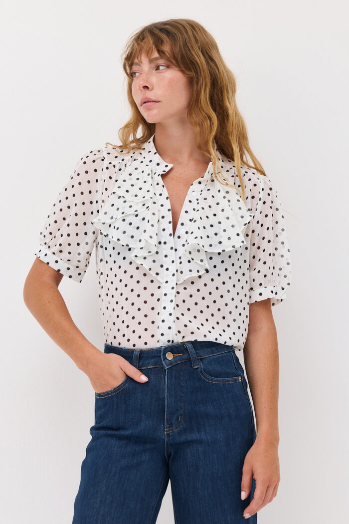 Nika Polka Dot Shirt - Image 7