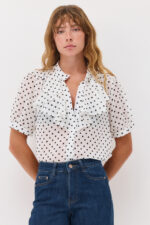 Nika Polka Dot Shirt - Image 8