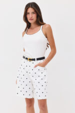 Yuli Polka Dot Bermuda Shorts - Image 6