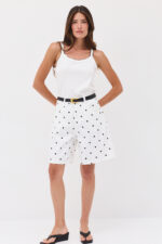 Yuli Polka Dot Bermuda Shorts