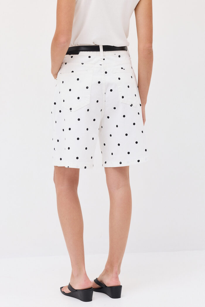 Yuli Polka Dot Bermuda Shorts - Image 4