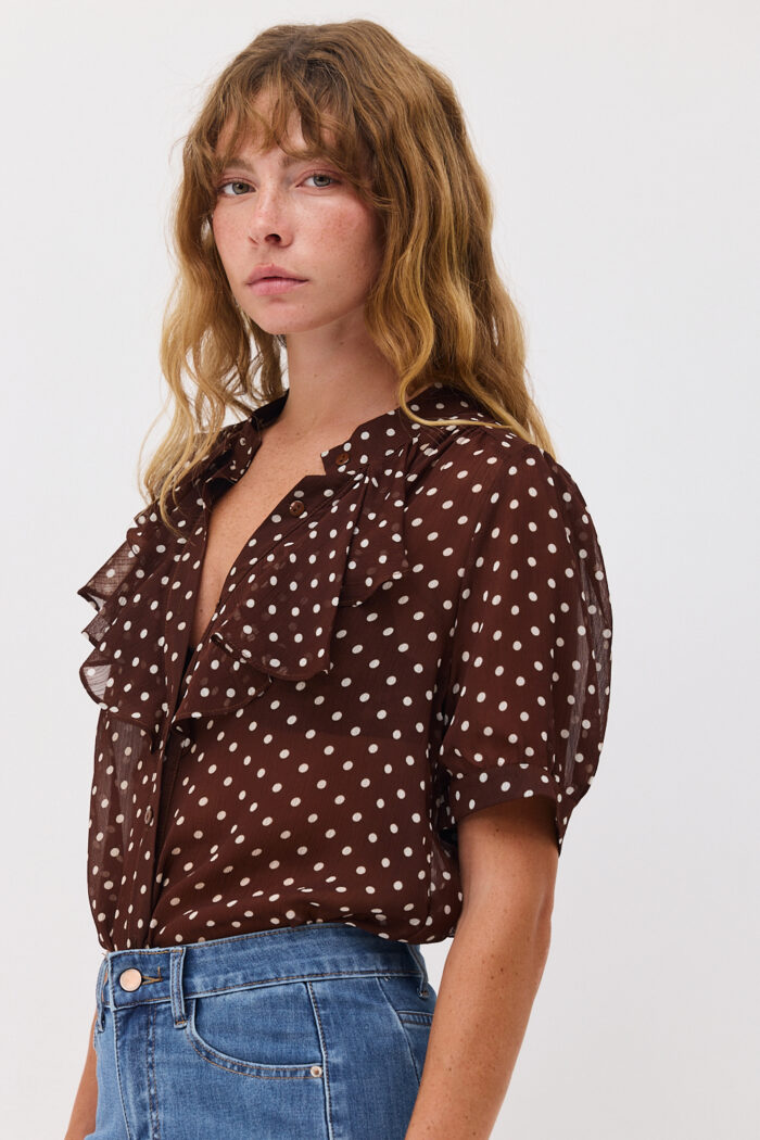 Nika Polka Dot Shirt - Image 2