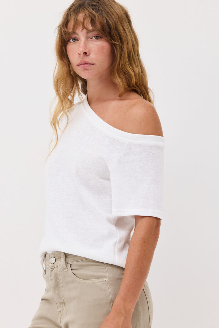 Asymmetric Slub T-Shirt - Image 8
