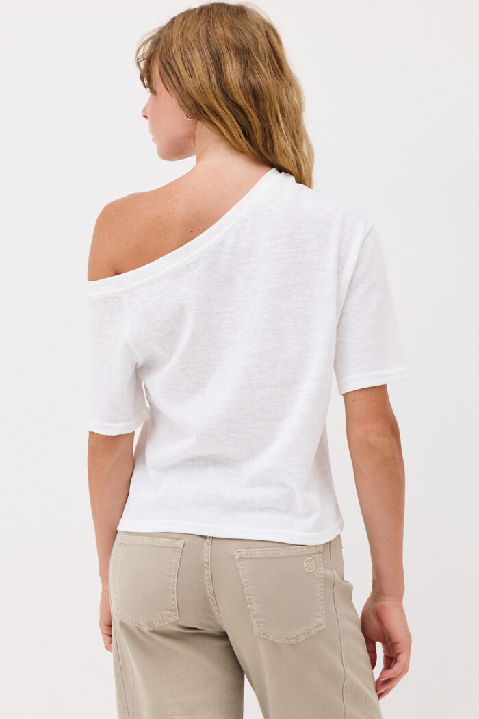 Asymmetric Slub T-Shirt - Image 9